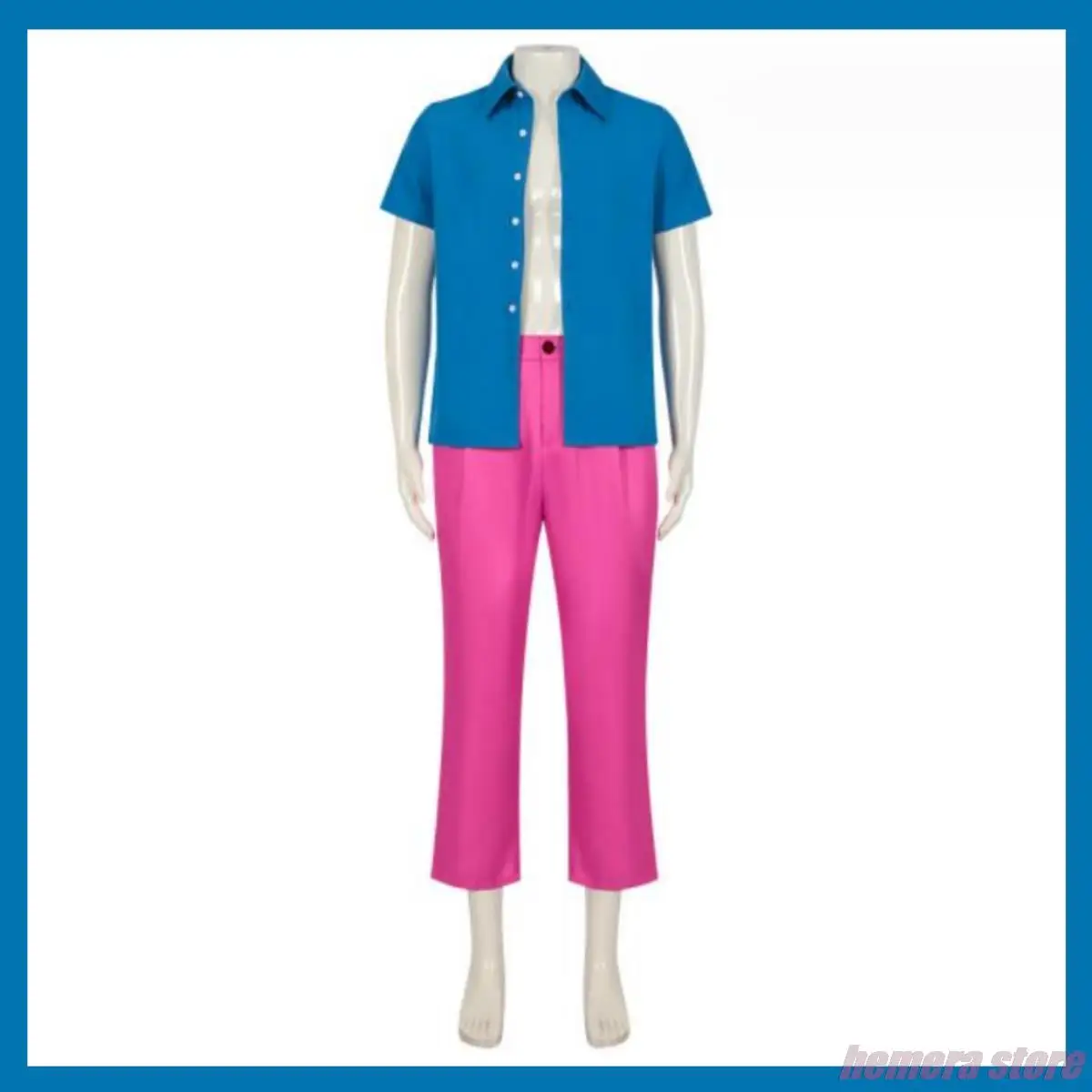 Костюм для косплея аниме Zom 100: список мертвых кенитриро рюзаки, розовая рубашка, повседневная униформа для мужчин