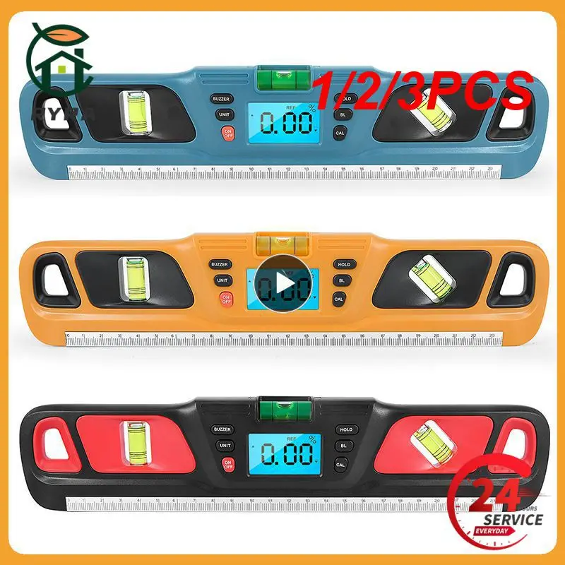 

1/2/3PCS Digital Level Inclinometer HW-200 Electronic LED Display Protractor Measuring Tool Instrument Magnetic Base Digital