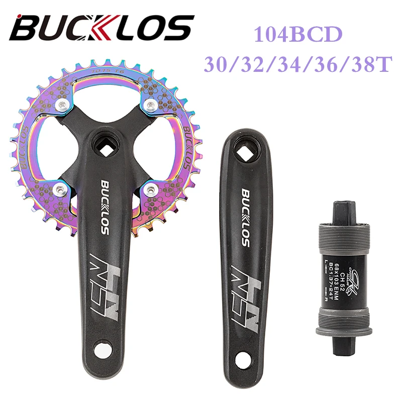 

Звезда для горного велосипеда BUCKLOS 104 BCD MTB с ЧПУ покрытием фотосессия 30/32/34/36/38T