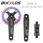Звезда для горного велосипеда BUCKLOS 104 BCD MTB с ЧПУ покрытием фотосессия 3032343638T