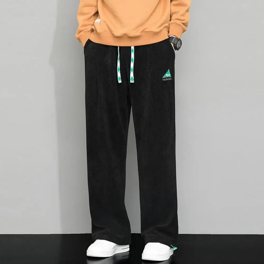 

Супер мягкие популярные непринужденные брюки на шнуровке, Мужские штаны для бега, свободные штаны для свидания