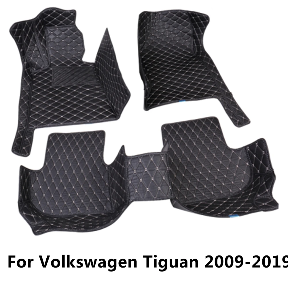

SJ ALL Weather Custom Fit Car Floor Mats Front &Rear FloorLiner Styling Auto Parts Carpet Mat For Volkswagen VW Tiguan 2009-2019
