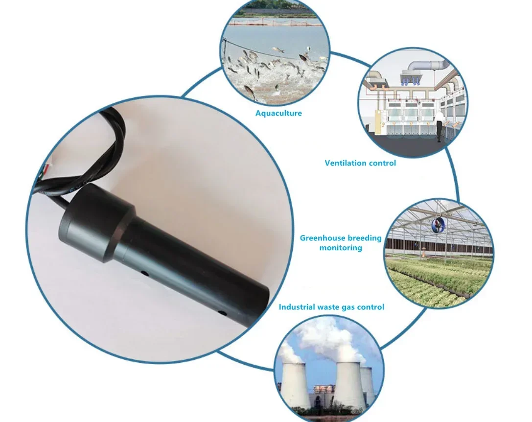 LORA LORAWAN Цифровой RS485 4-20 мА 0 4-3 В постоянного тока UART ICC PWM Выходной датчик CO2