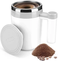 self stirring mug coffee cup rechargeable automatic magnetic stirring coffee mug waterproof automatic mixing cup