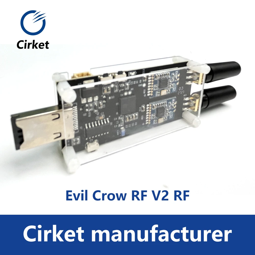 

Приемопередатчик Cirket Evil Crow RF V2 RF, инструмент для взлома RF для кибер-безопасности и профессионального использования