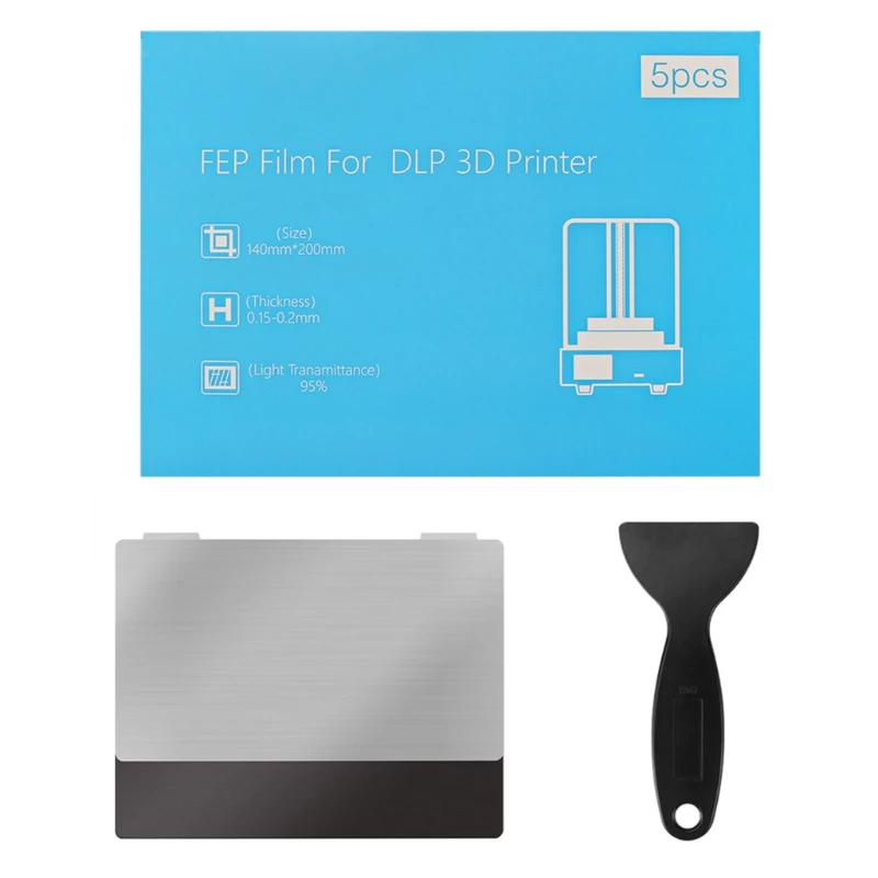 

Steel Plate FEP Films Spatula High Transmittance for 3D LD 002R