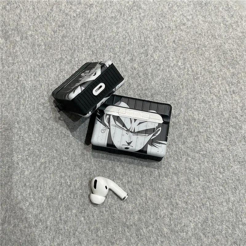 Чехол для наушников Dragon Ball Son Goku Vegeta чехол AirPods 1 2 Pro с зарядным боксом защитный