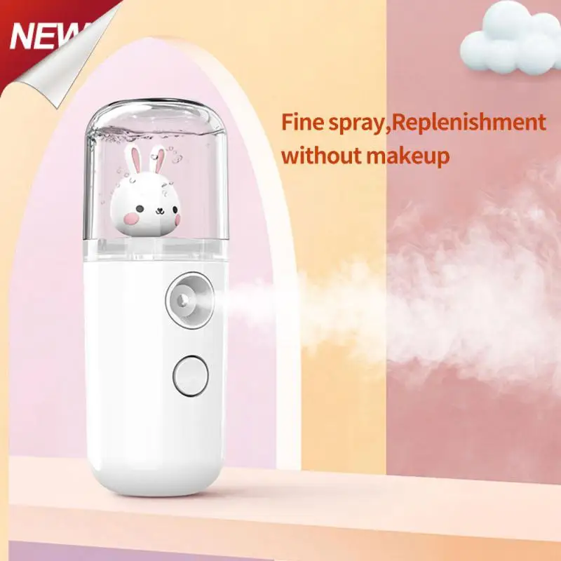 

Steaming Women Beauty Facial Sprayer Facial Steamer Facial Misting Usb Chargeable Hydrating Hydration Convenient Nano Refreshing