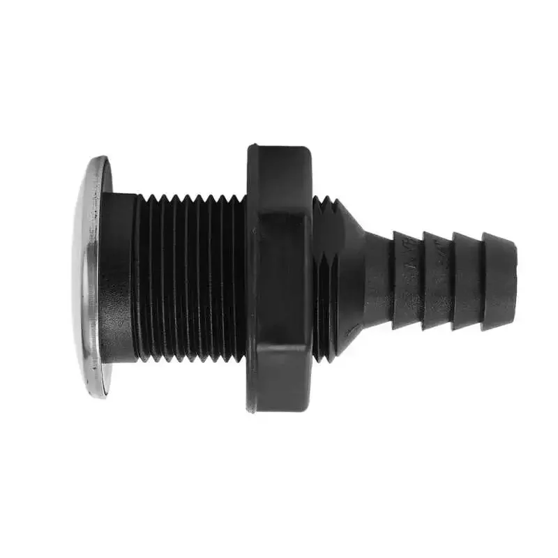 

Thru Hull Fitting 3/4in Boat Drain Scupper with Mirror Polish Cover for Yachts Ships