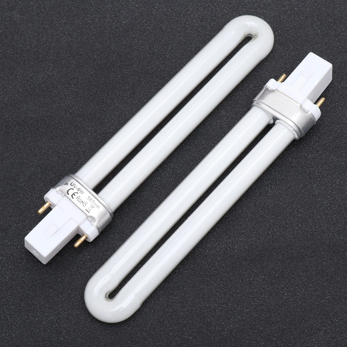 

4pcs 9W U-shaped 365nm Lamp Bulb Tube for Nail Art Dryer UV Lamp Light