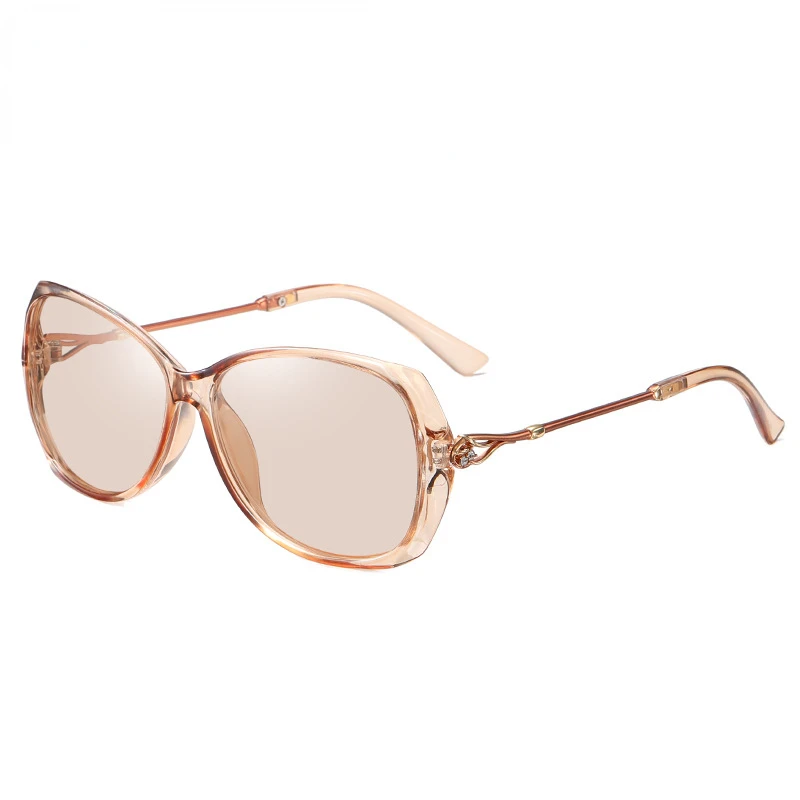 

New Women's Polarized Sunglasses Women's Diamond-Studded Sunglasses Fashion Color Changing Glasses