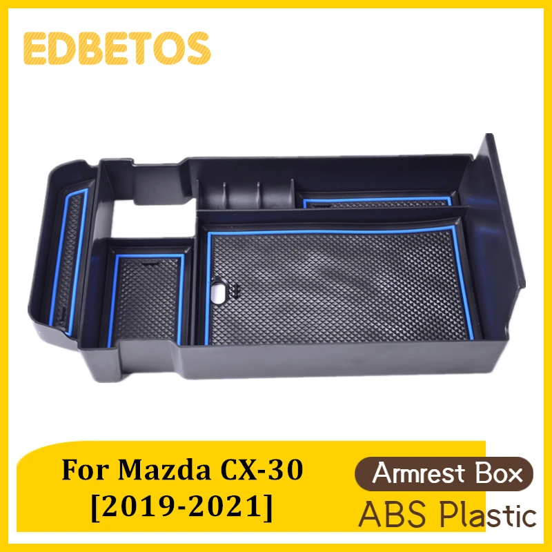 

Center Console Organizer For 2019 2020 2021 Mazda CX-30 CX30 Accessories Armrest Secondary Storage Box with Coin