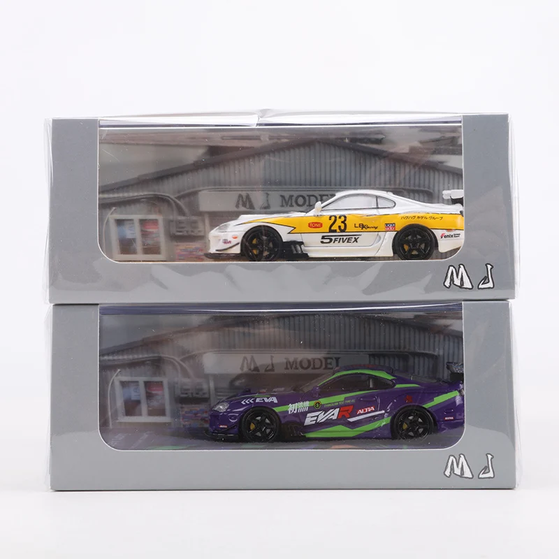 Модель автомобиля из сплава MJ 1:64 Supra A80 Z LBWK Elva