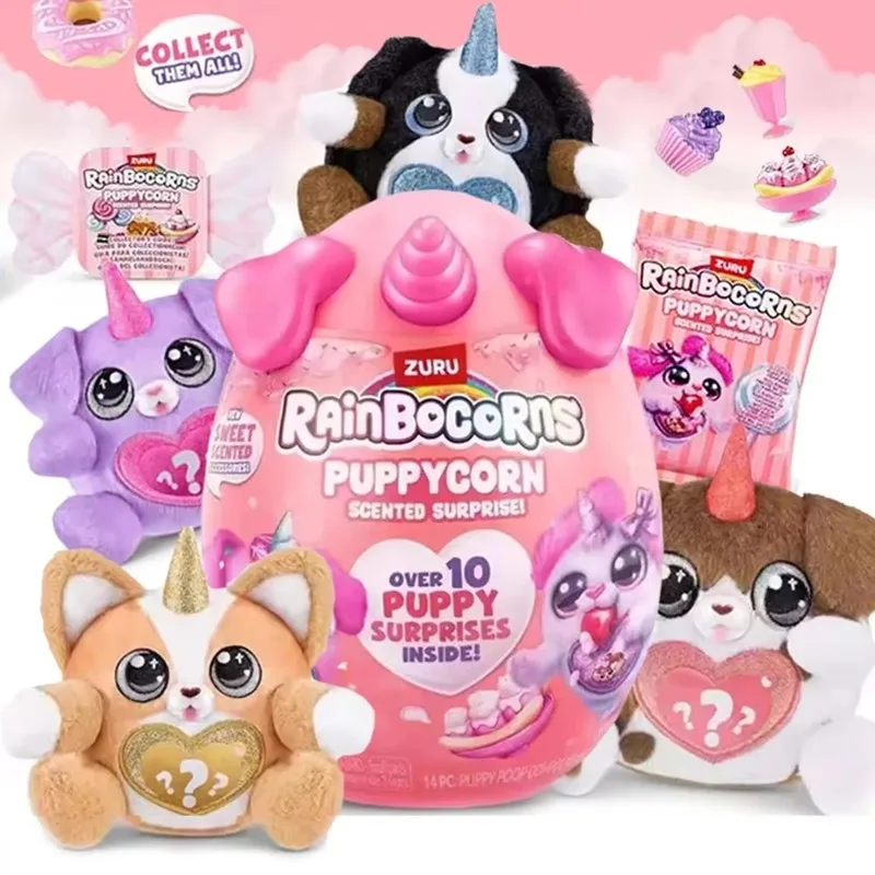 ZURU Rainbocorns Puppycorn Series 2 Мини-плюшевая Игрушка-сюрприз С Яйцом Идеальный Подарок Для