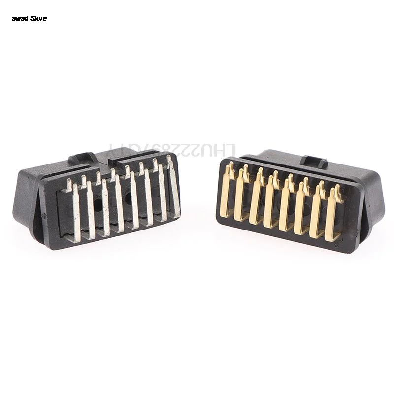 

OBD II OBD2 90 Degrees 16 Pin Female Connector Adapter Wire Sockets Connector