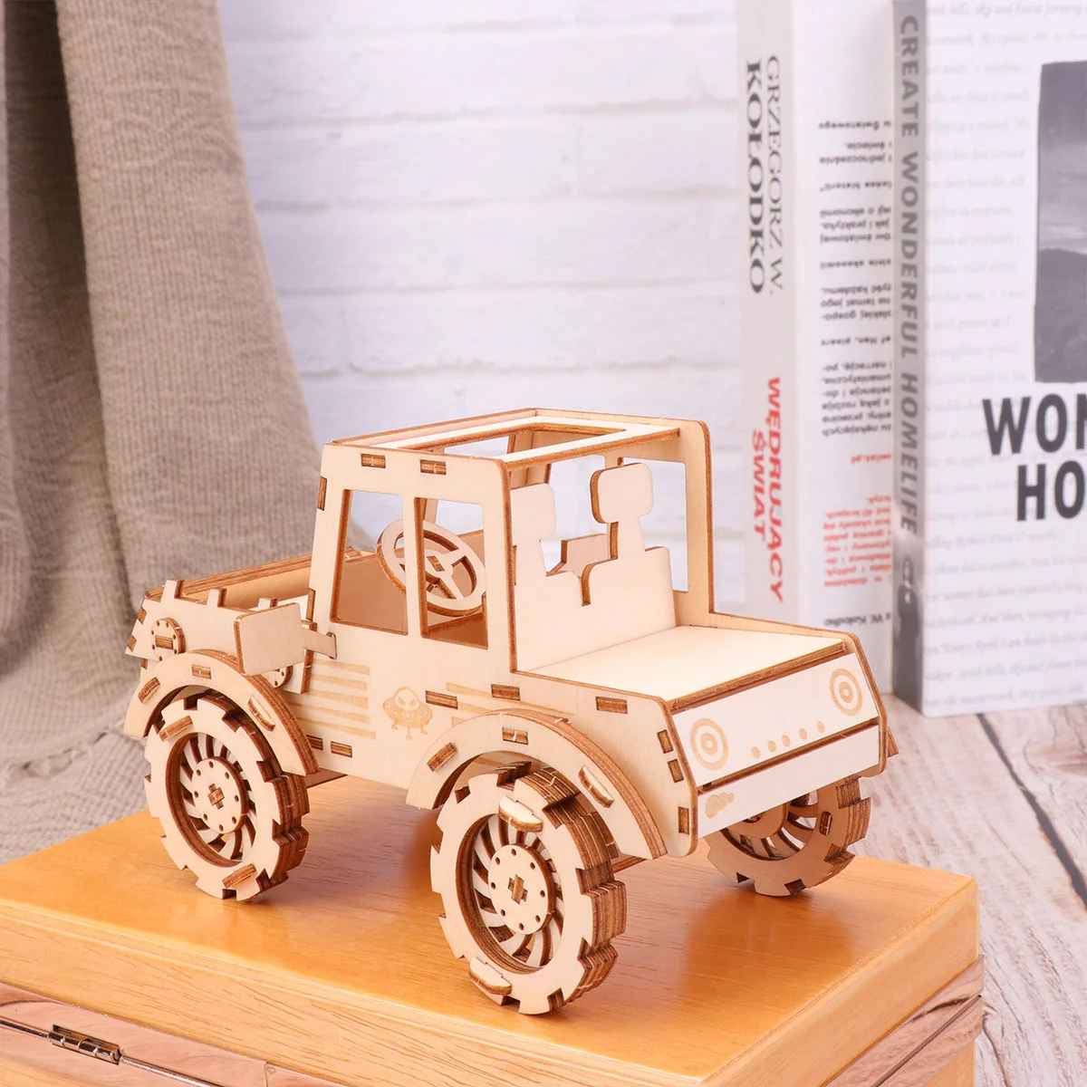 

1PC Mobile Holder 3D Jigsaw Puzzle Car for Kids Adults