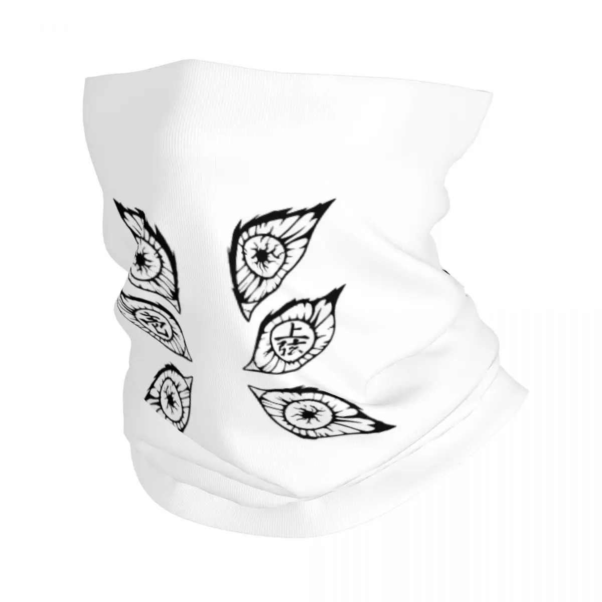 Бандана Demon Kokushibo накидка на шею с принтом K-Kimetsu аниме Балаклава шарф