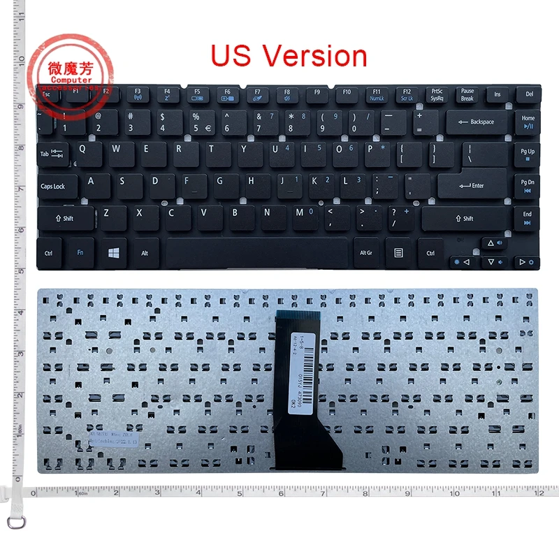 

US Black New English Replace laptop keyboard For GATEWAY NV47 MS2317 For ACER 3830T 4755G E5-411G E5-421 E5-421G E5-471 E5-471G