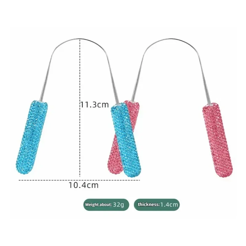 Скребок для языка из нержавеющей стали U-образный язычок очистки покрытия