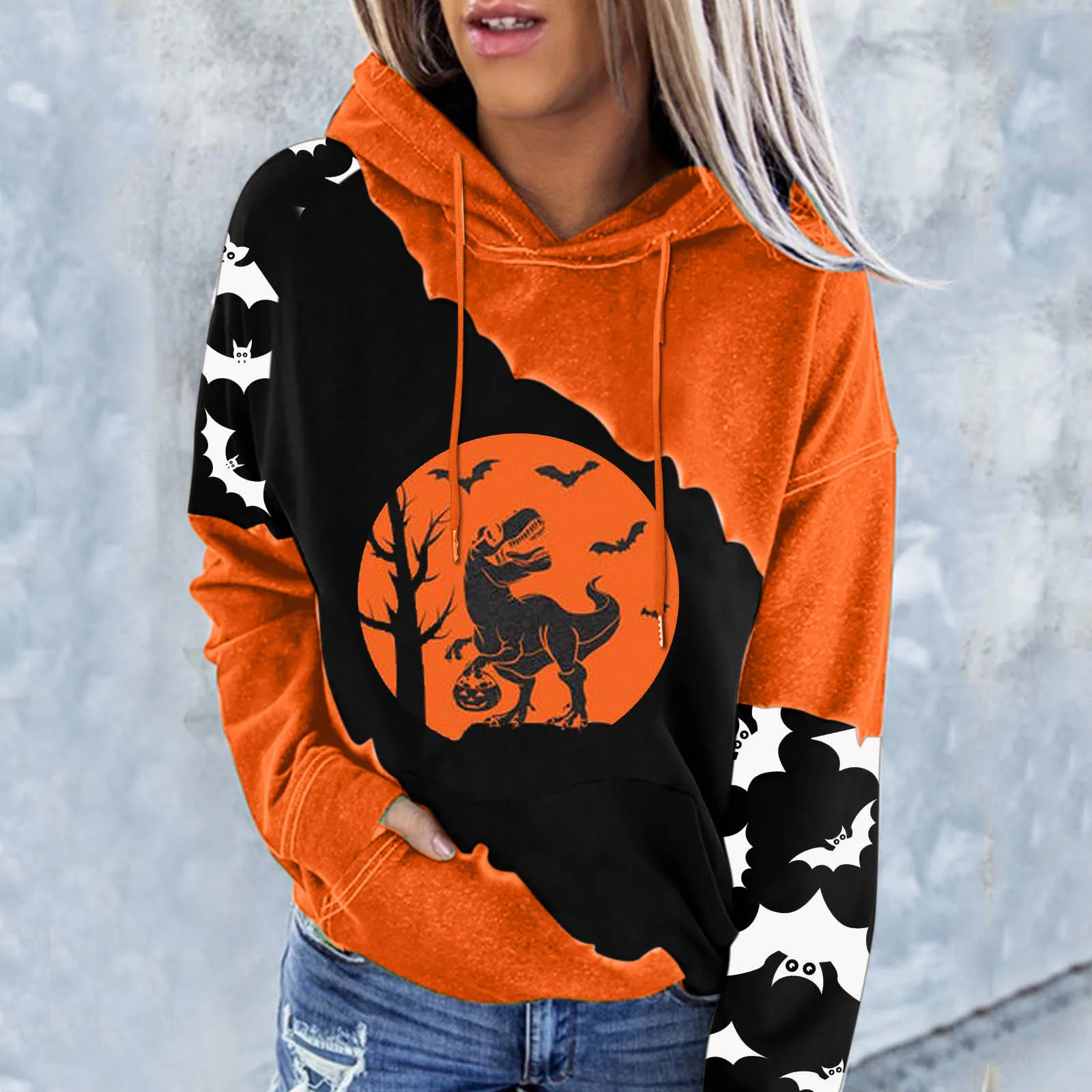

Women Zip Hoodie Sweatshirt For WomenHooded Long SleeveClubbing Casual Pullover Tops Neck Sleeve