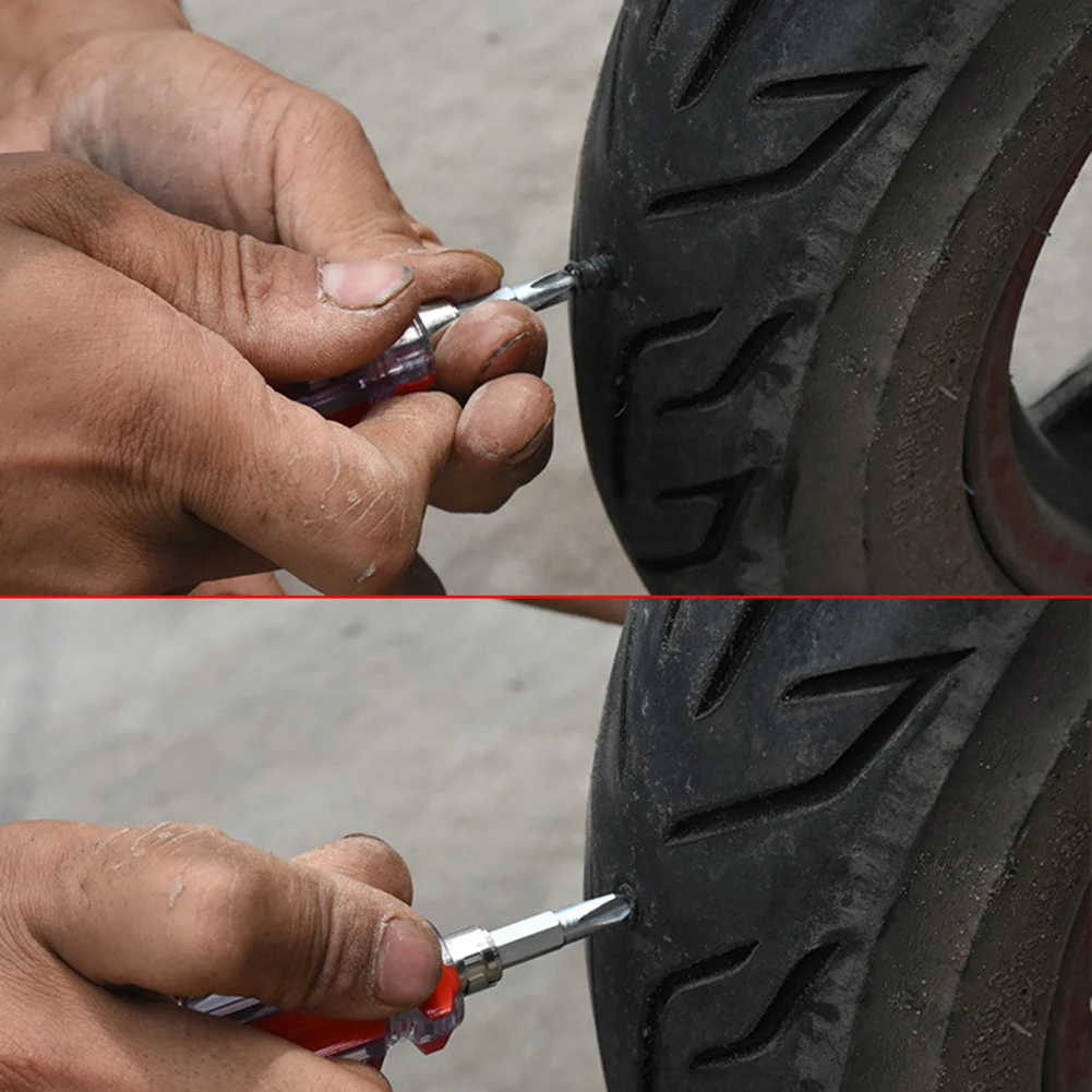 Набор гвоздей для ремонта шин колес автомобилей мотоциклов скутеров резиновый