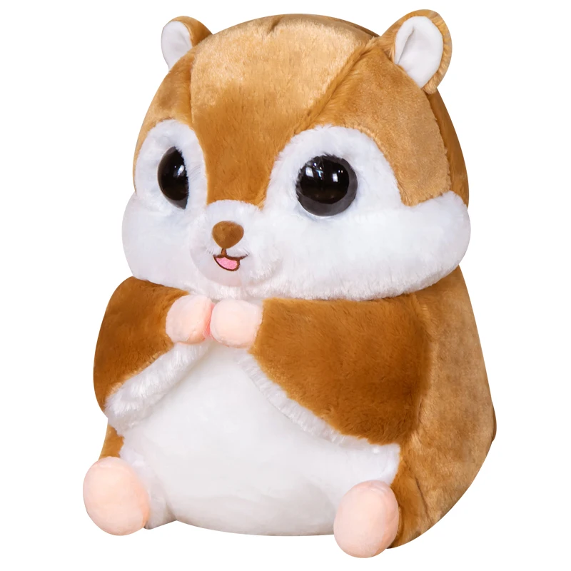 

35cm Lovely Hamster Stuffed Soft Animal Kawaii Plush Mouse Doll Kids Baby Toy Best Gift for Children Christmas Gift New Year Toy