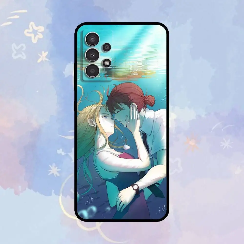 Фото Чехол для телефона AAA S-Shinpei x U-Ushio для Samsung Galaxy A73, A72, A71, A70, A53, A52, A51 и других моделей, мягкий черный чехол №2