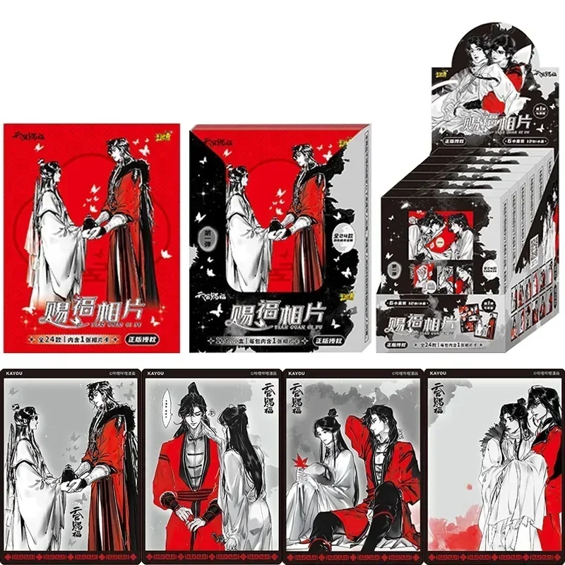 ır KAYOU Genuine New Heavenly Officials Bless Photo Card With Jun Version Xie Lian San Lang Anime Role Collection Kid Toy Gift