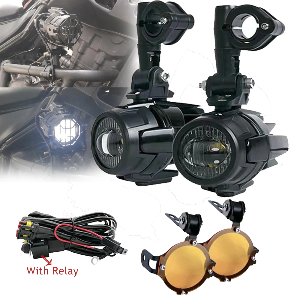 

E9 Motorcycles Fog Lamp Led Auxiliary Driving Light For BMW R1200GS R1250GS LC ADV R 1200GS F800GS F700GS Front Fog light