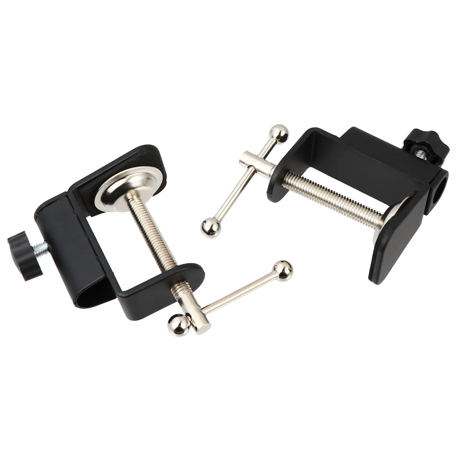 

2 PCS Microphone Mount Clamp Adjustable Shape Mic Suspension Rack Holder Supply