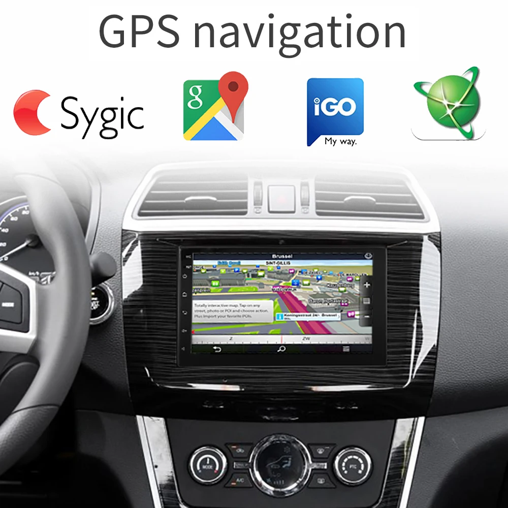Автомагнитола 6G 128G с GPS 2 din Android 10 0 Универсальная Автомобильная Мультимедийная