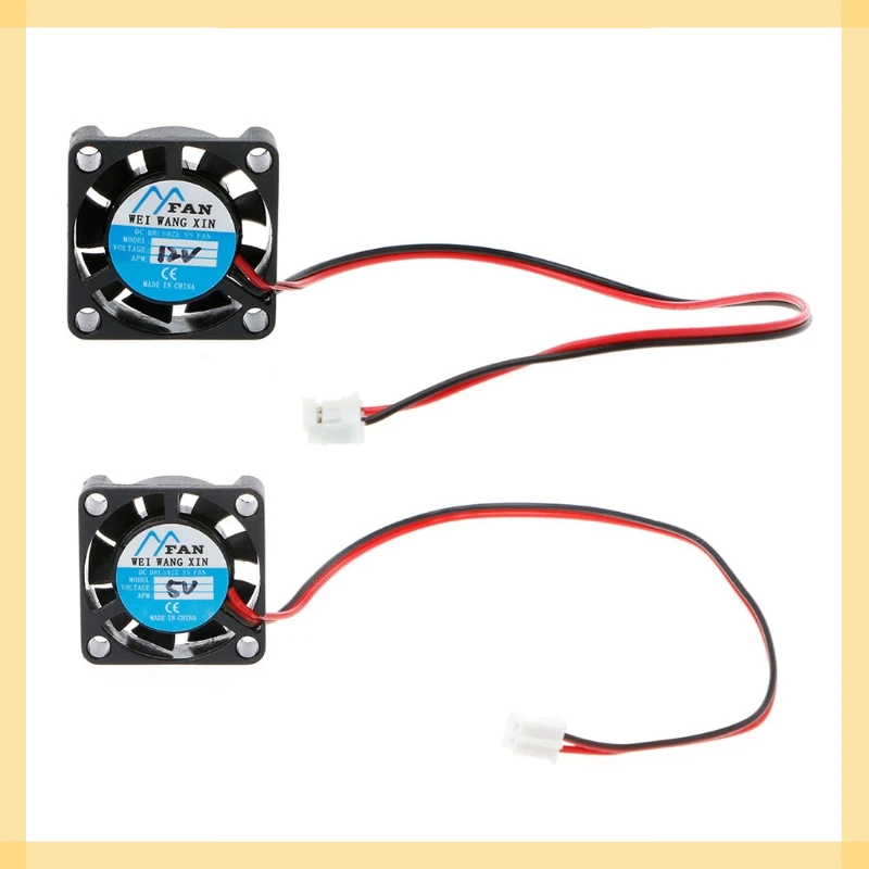

DC 5V 12V 2-Pin Cooler Brushless Chipset Heatsink Mini Cooling Fan 2507