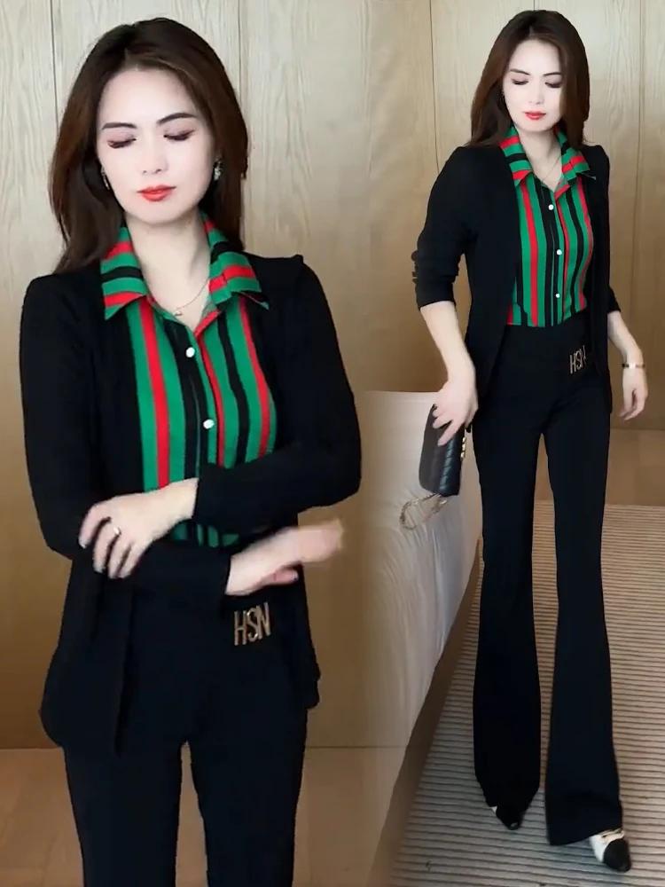 Поддельные рубашки из двух предметов с длинными рукавами Женская одежда Осенняя