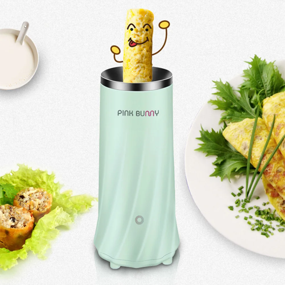

Portable Stainless Steel Egg Roll Machine Household Automatic Sandwich Egg Roll Breakfast Machine Omelette Steamer for Kitchen