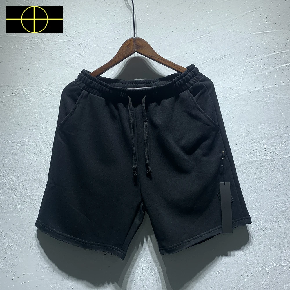 

Мужские и женские спортивные шорты с вышивкой компасом, повседневные шорты большого размера из 2022 хлопка с нашивкой-крестом, лето 100%