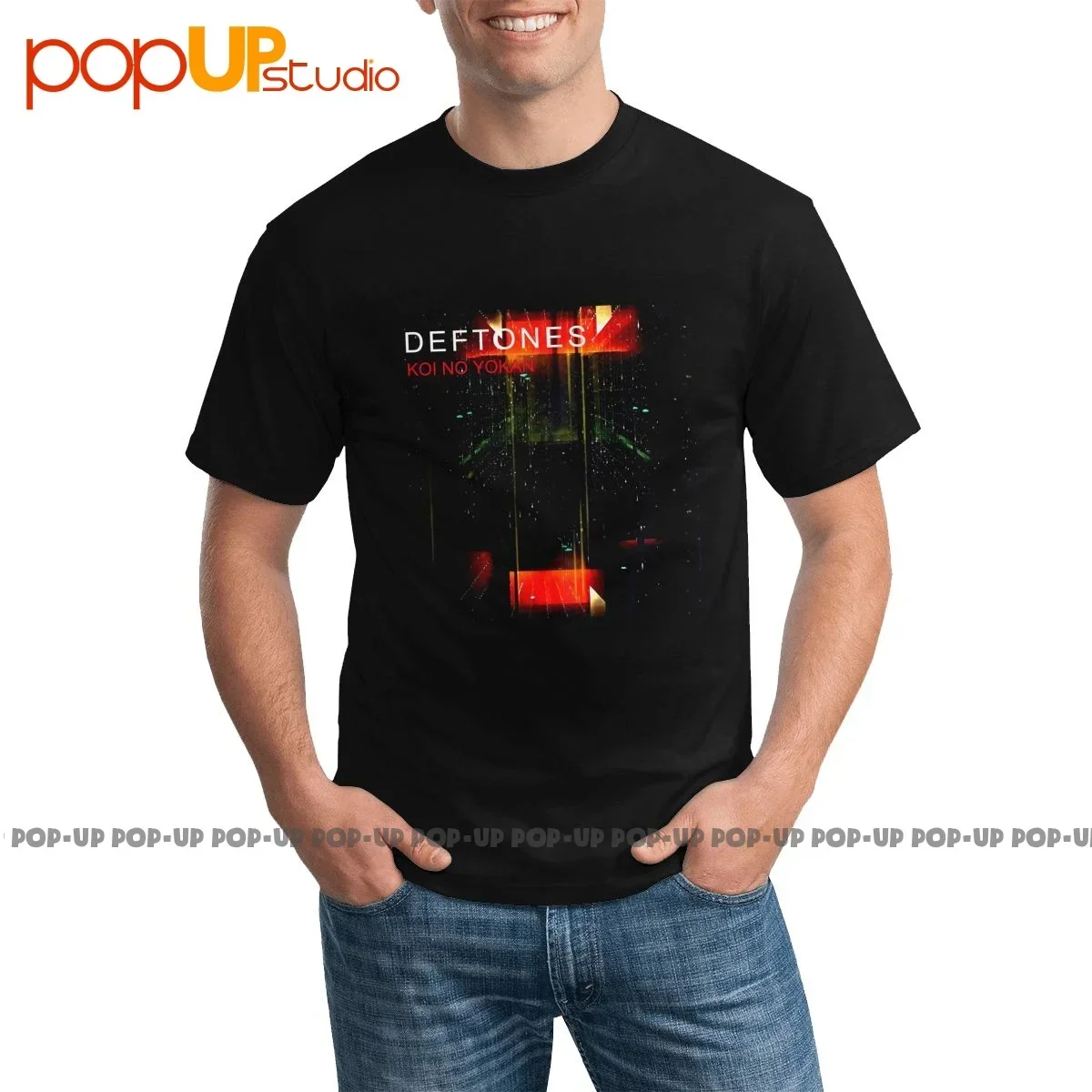 Новинка футболка Deftones Koi No Yokan Tour стильная Премиум Футболка лидер продаж