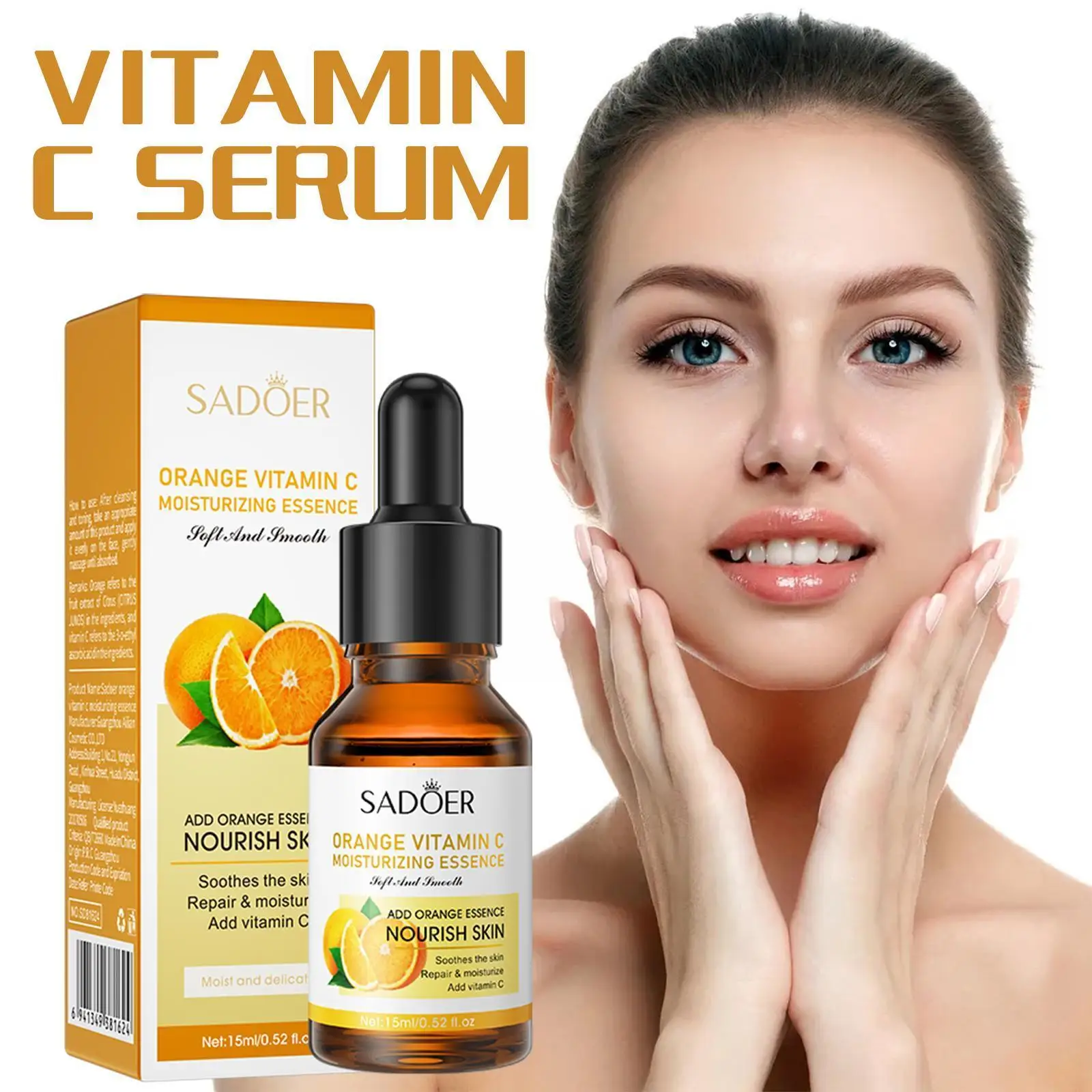 

Сыворотка с витамином C для лица, освежающий увлажняющий уход за кожей лица, сыворотка против старения, лечение акне, уход за лицом V0V8