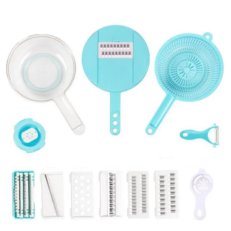 

Vegetable Slicer 6 In 1/12 In 1 Multi-Blade Cheese/Vegetable Slicer Cutter Shredder Professional Food Chopper Cutter Slicer