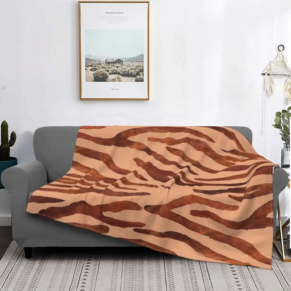 

Manta con patrón de piel de Animal sin costuras, colcha para cama a cuadros, toalla, manta de muselina a cuadros en el sofá