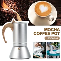 150ml300ml stainless steel coffee maker coffee pot coffee makers kettle coffee brewer latte percolator stove coffee tools