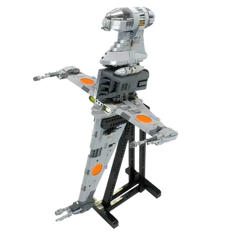 

MOC Space Station Astronaut Station Warehouse Bricks Set The B-wing Star Plan Starfighter Building Block Toys Gifts 75021 75190