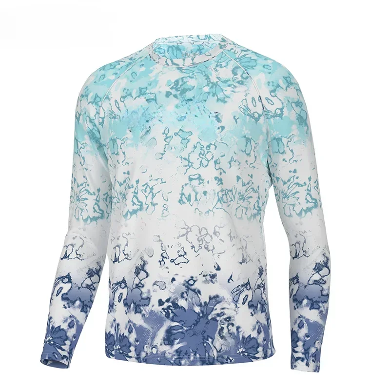 Мужская Летняя рыболовная одежда с длинным рукавом и защитой от солнца