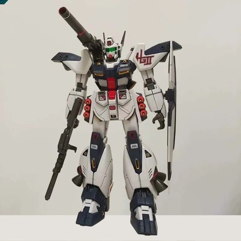Фото Модель Bandai Gundam, комплект для телевизора, 1/100, силуэт Формулы 91, фигурка Hardygun Gunpla, строительный комплект, коллекционные фигурки аниме, игрушки №3