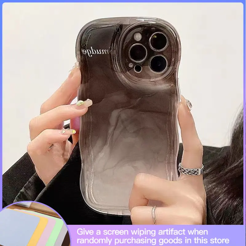 

Wavy Edge Personality Phone Case Suitable for IPhone14 14Promax 13promax 11Promax 12Promax Xr Xs 13pro Fashion Soft Phone Case