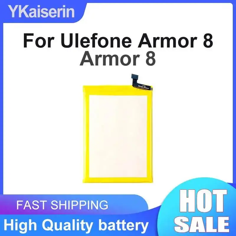 Фото Аккумулятор для мобильного телефона 5580 мАч для Ulefone Armor 8, надежная замена, безопасный и надежный. №1