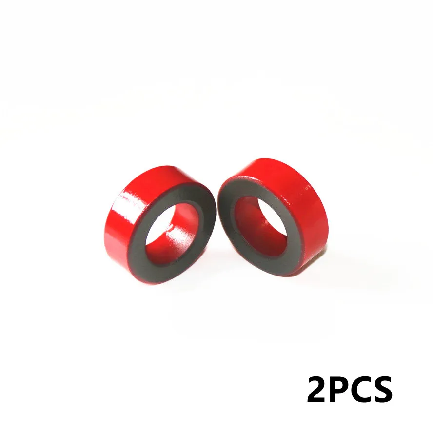 

2PCS T157-2 Iron Ferrite Toroid Cores 40*24*14.5 mm For Inductors Iron powder Core Red Ring Low permeability