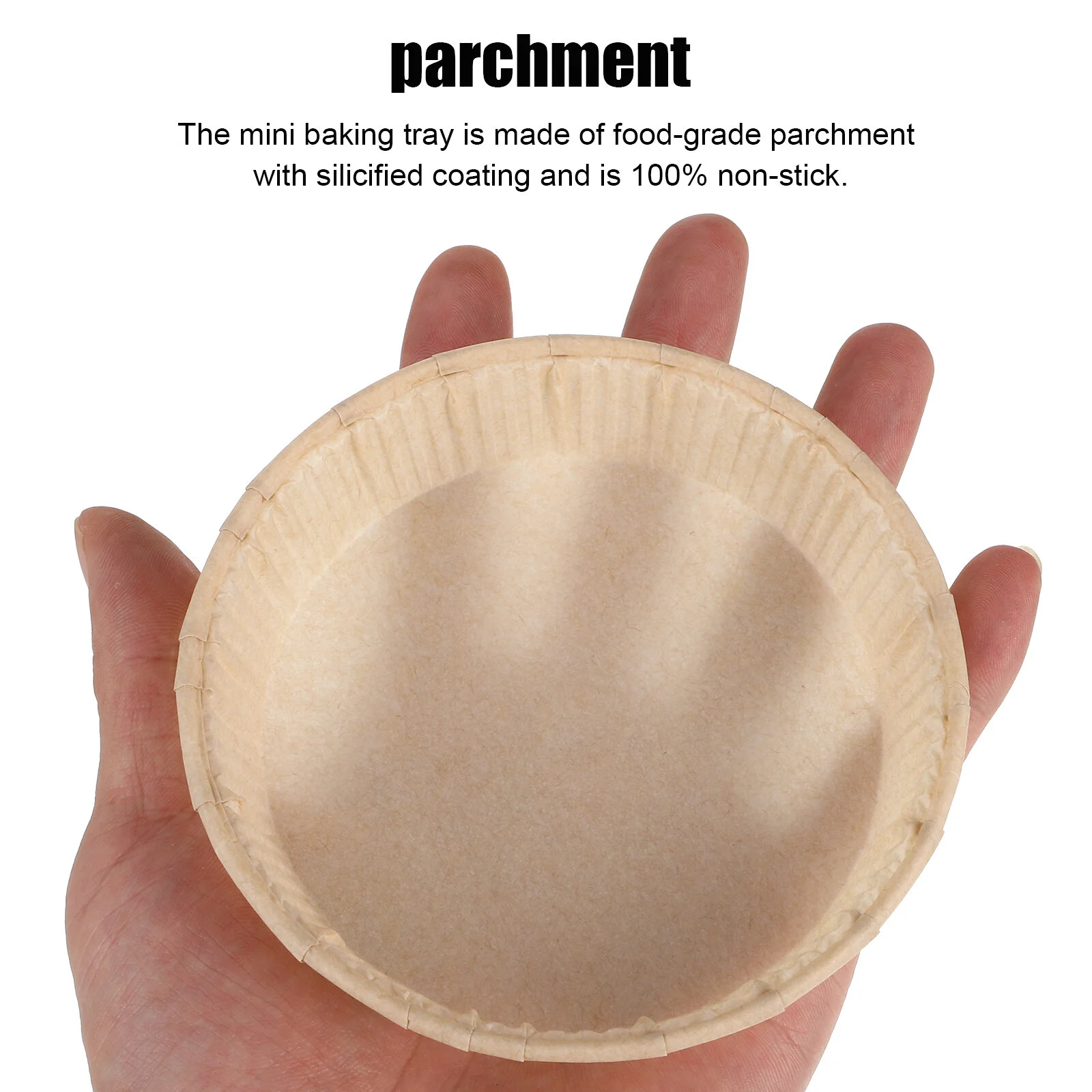 

100 шт., мини-сковородки для выпечки, с антипригарным круглым дном