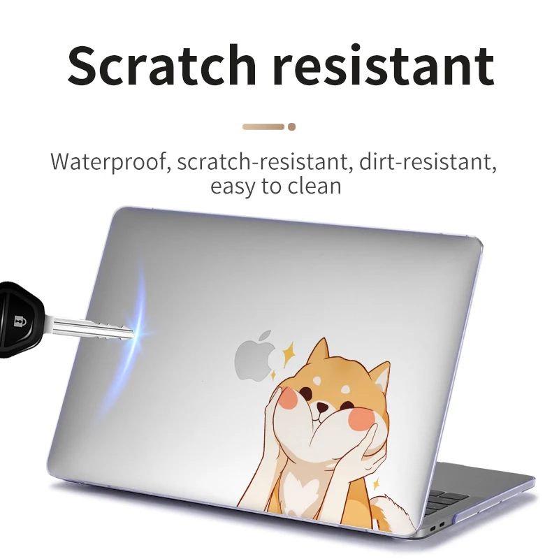Чехол для ноутбука Macbook Air 13 M1 Chip Pro 14 16 15 дюймов жесткий корпус 2021 чехол A2179 A2289 A2337