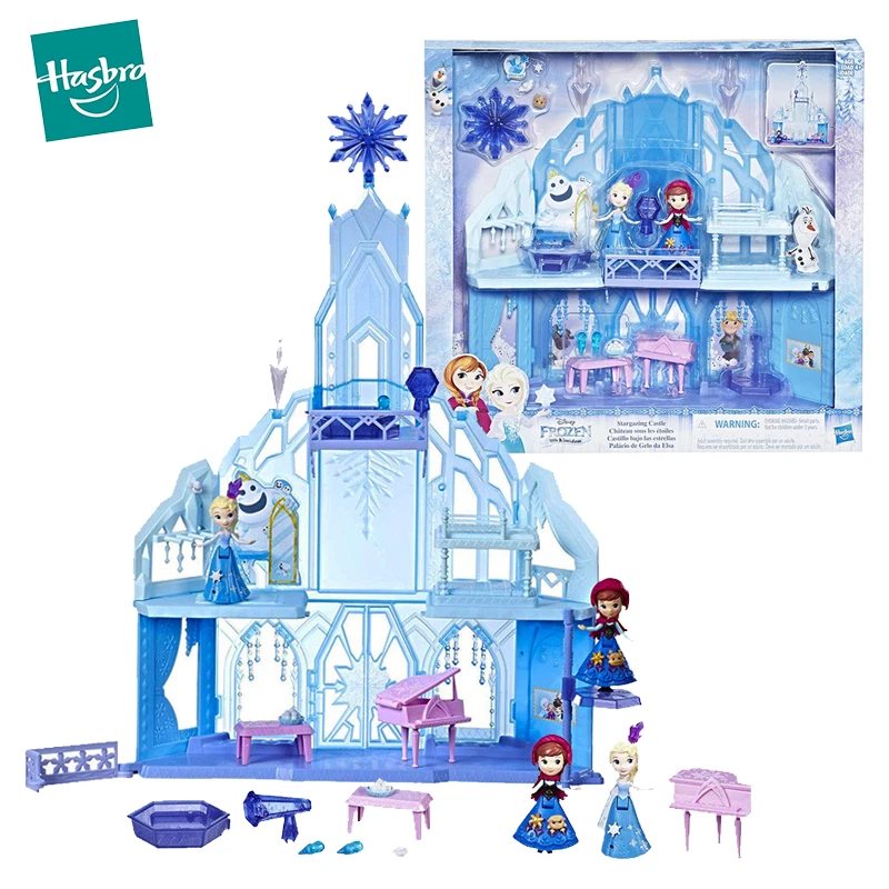 

Hasbro Frozens Adventure Elsa Stargazing Castle Anna Action Figure Anime Princess Doll House Bedroom Toys for Girls Kids Gift