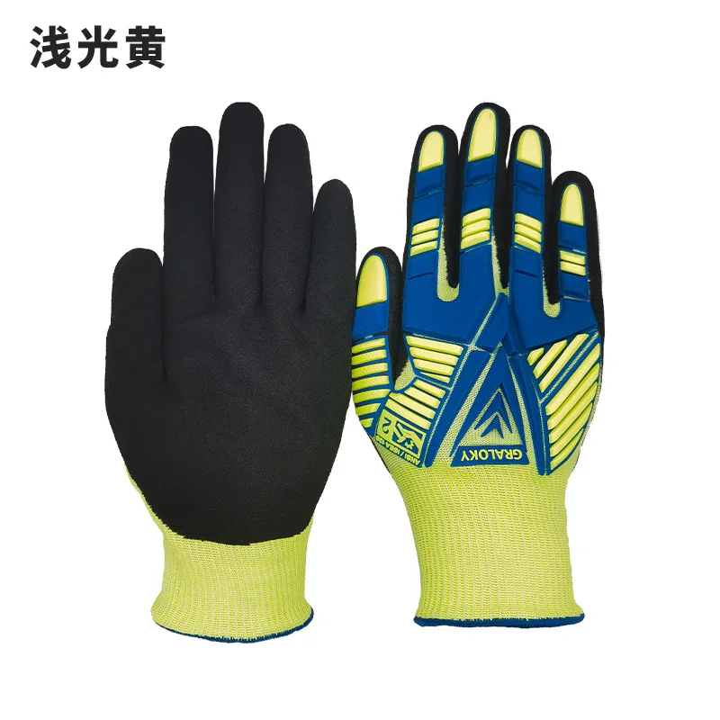 

Механические ударопрочные перчатки для строительной площадки, перчатки для защиты от горных работ и разбивания